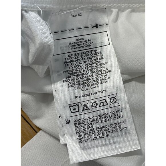 Adidas Athletic Shorts Size Small 3 Stripes Logo Elastic Waist Sporty Activewear - Picture 6 of 8